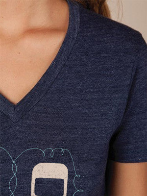 L-O-V-E  Womens' V-Neck Tshirt